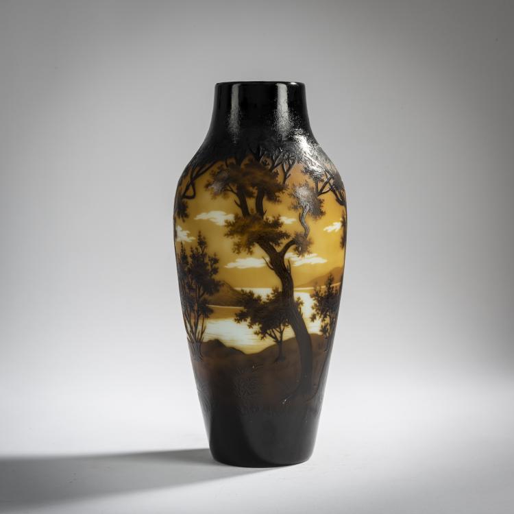 Bild 1 zu Objekt, Vase 'Lune au bord du lac', 1919-25, Nicolas, Paul, Nancy, D'Argental, 156B 261