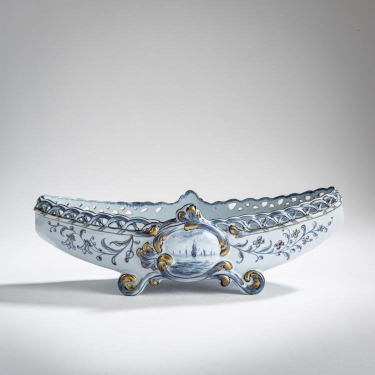 Hauptbild zu Objekt, Flower bowl, c. 1877/78, Emile Gall&eacute;, Gall&eacute;, &Eacute;mile, Nancy, 156C 597