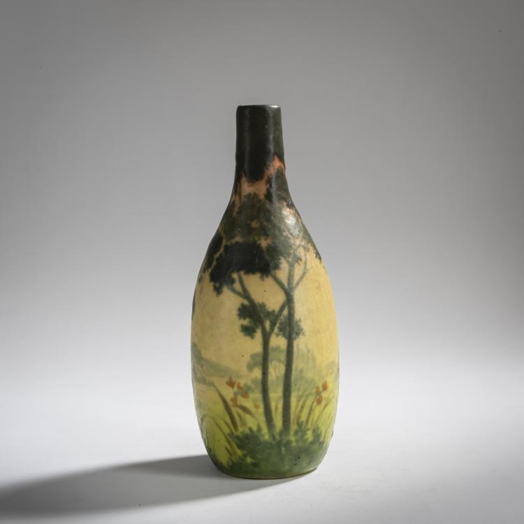 Bild 1 zu Objekt, 'Paysage' vase, c. 1925, Walter, Amalric, Nancy, 156C 637