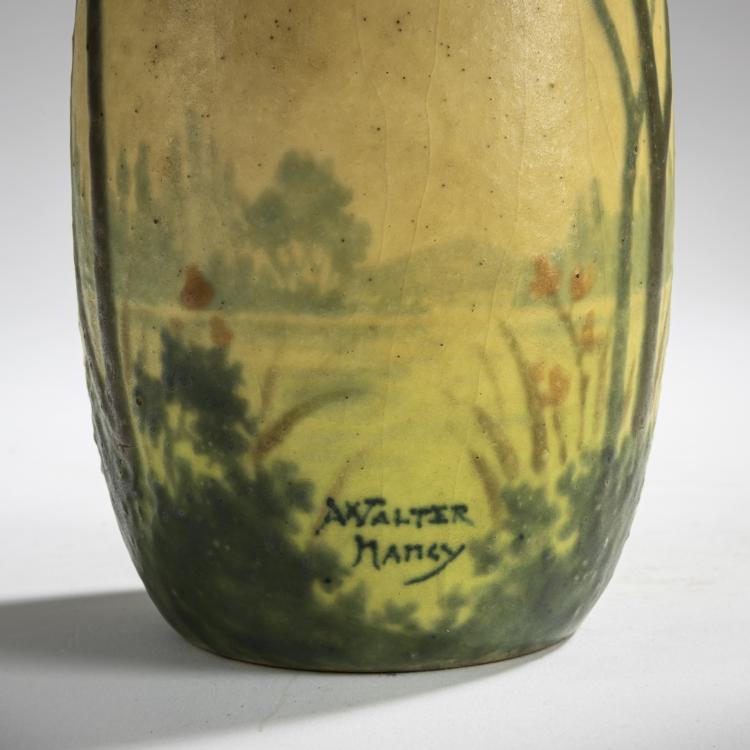 Bild 4 zu Objekt, 'Paysage' vase, c. 1925, Walter, Amalric, Nancy, 156C 637