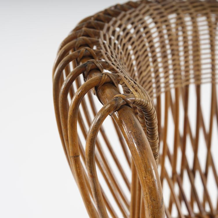 Bild 8 zu Objekt, 'Margherita' wicker chair, 1951, Franco Albini, Bonacina, Vittorio & C., Como, 158A 26