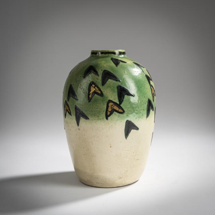 Bild 2 zu Objekt, 'Gold-Mosaik' vase, c. 1906, Max Laeuger, Laeuger, Max, 156C 607