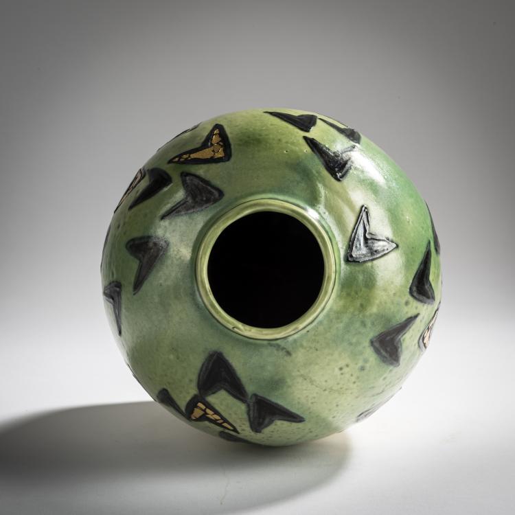 Bild 3 zu Objekt, 'Gold-Mosaik' vase, c. 1906, Max Laeuger, Laeuger, Max, 156C 607