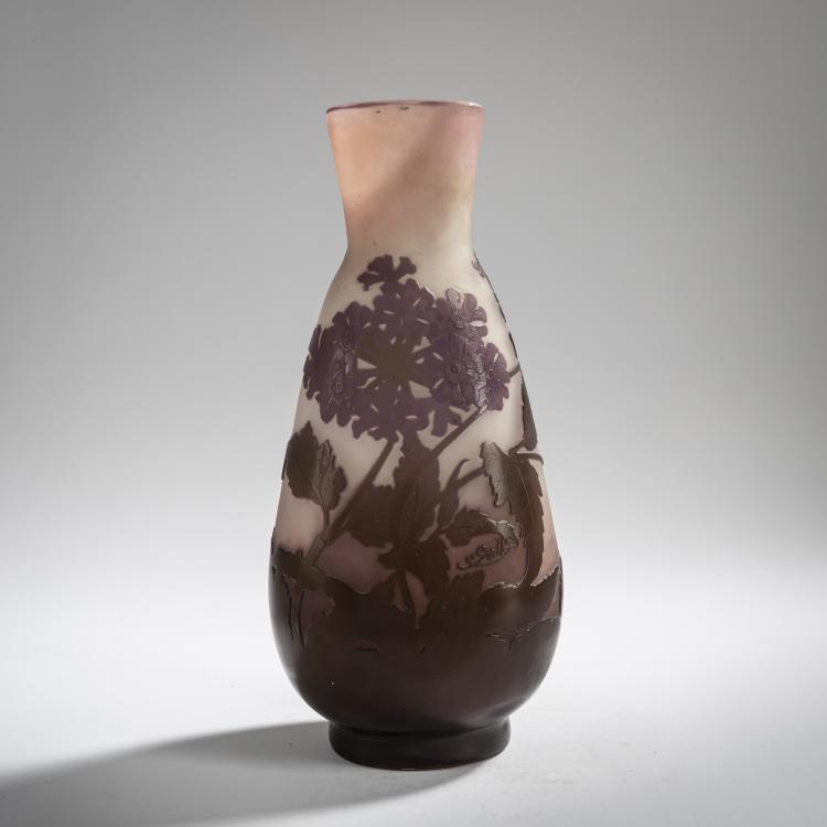 Hauptbild zu Objekt, 'G&eacute;raniums' vase, 1905-08, Emile Gall&eacute;, Gall&eacute;, &Eacute;tablissements, Nancy, 156B 192