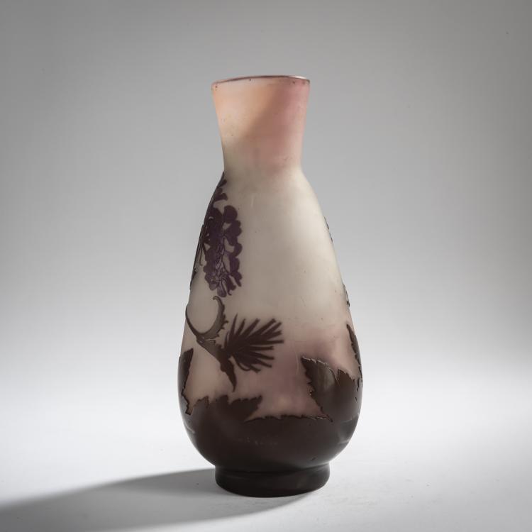 Bild 1 zu Objekt, 'G&eacute;raniums' vase, 1905-08, Emile Gall&eacute;, Gall&eacute;, &Eacute;tablissements, Nancy, 156B 192