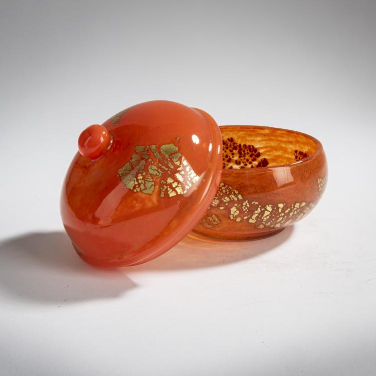 Bild 3 zu Objekt, Deckeldose 'Verre de Jades', um 1925, Antonin Daum, Daum Fr&egrave;res, Nancy, 156B 173