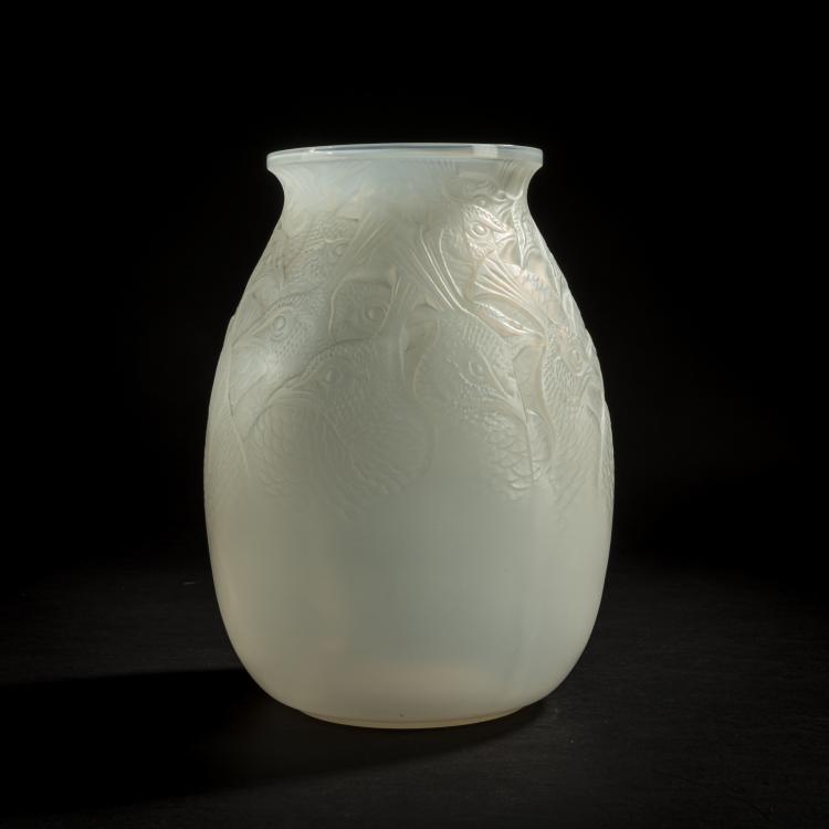Hauptbild zu Objekt, 'Borrom&eacute;e' vase, 1928, Ren&eacute; Lalique, Lalique, Ren&eacute;, Wingen-sur-Moder, 156A 48