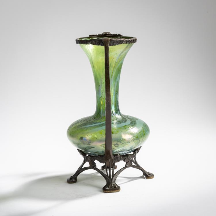 Bild 2 zu Objekt, Montierte Vase, 1900-05, Heckert, Fritz, Petersdorf, 156B 326