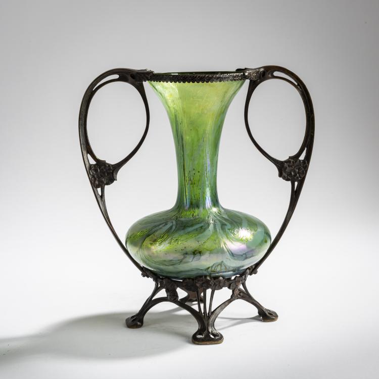 Bild 3 zu Objekt, Montierte Vase, 1900-05, Heckert, Fritz, Petersdorf, 156B 326