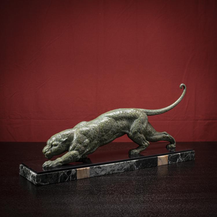 Hauptbild zu Objekt, Panther, c. 1925, Dem&egrave;tre H. Chiparus, 156C 341