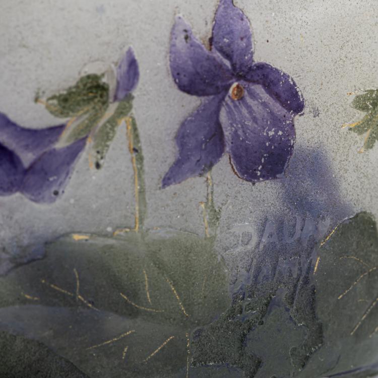 Bild 3 zu Objekt, Miniature 'Violettes' vase, c. 1910, Antonin Daum, Daum Fr&egrave;res, Nancy, 156B 150