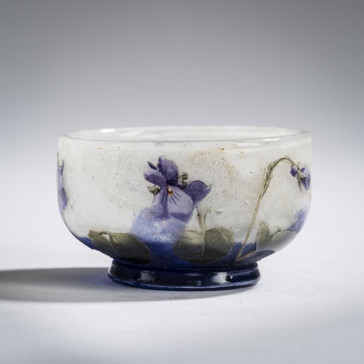 Bild 2 zu Objekt, Miniature 'Violettes' bowl, c. 1910, Antonin Daum, Daum Fr&egrave;res, Nancy, 156B 151