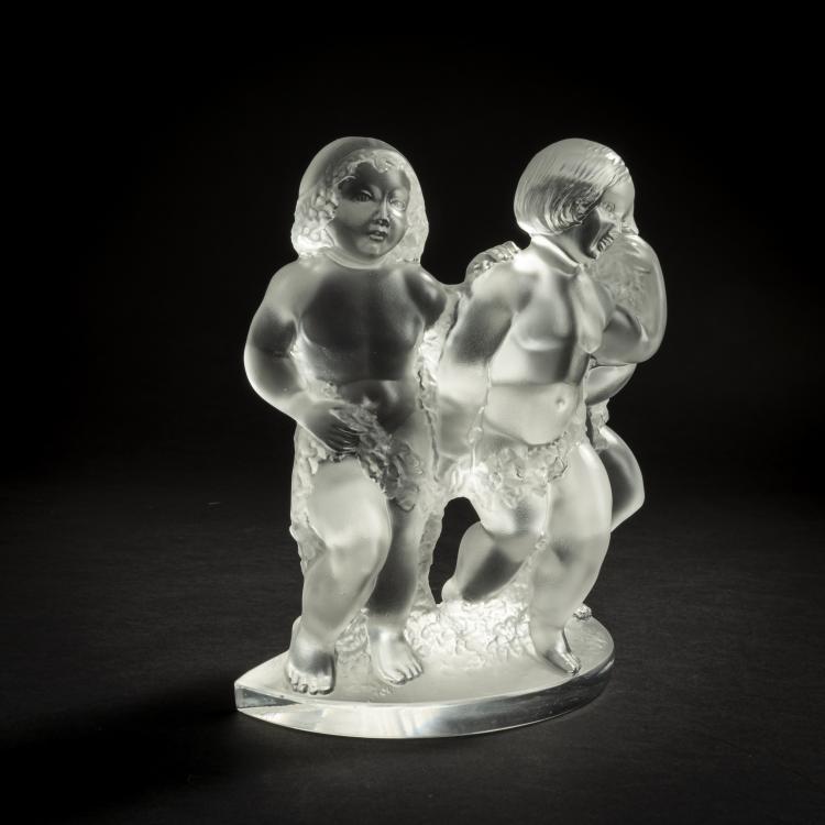 Bild 1 zu Objekt, 'Cherubs', 1980er Jahre, Lalique, Wingen-sur-Moder, 156A 69