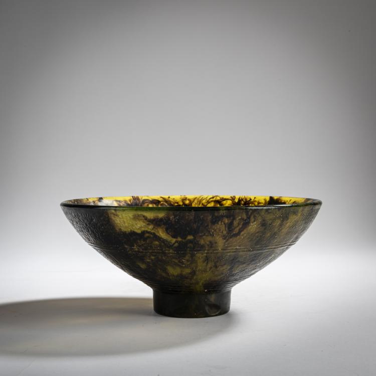 Bild 1 zu Objekt, Schale 'int&eacute;rieur masque femme', 1923/24, Fran&ccedil;ois D&eacute;corchemont, D&eacute;corchemont, Fran&ccedil;ois, Conches, 156B 179