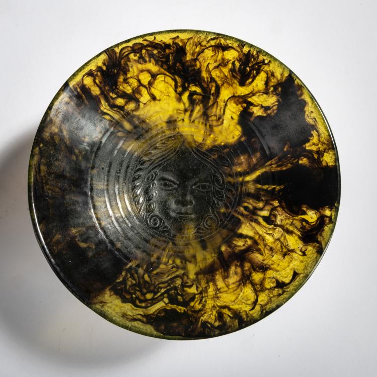 Bild 2 zu Objekt, Schale 'int&eacute;rieur masque femme', 1923/24, Fran&ccedil;ois D&eacute;corchemont, D&eacute;corchemont, Fran&ccedil;ois, Conches, 156B 179