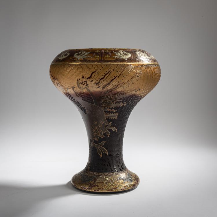 Bild 3 zu Objekt, 'Lampe Arabe' - 'Le Jour' vase, 1892, Antonin Daum,Jacques Gruber, Daum Fr&egrave;res, Nancy, 156B 90
