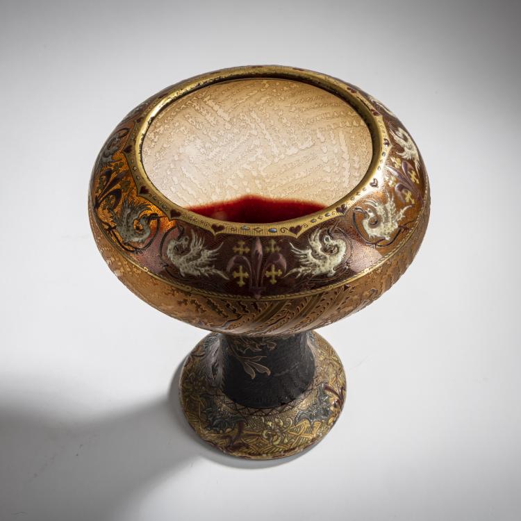 Bild 4 zu Objekt, 'Lampe Arabe' - 'Le Jour' vase, 1892, Antonin Daum,Jacques Gruber, Daum Fr&egrave;res, Nancy, 156B 90