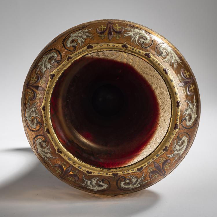 Bild 5 zu Objekt, 'Lampe Arabe' - 'Le Jour' vase, 1892, Antonin Daum,Jacques Gruber, Daum Fr&egrave;res, Nancy, 156B 90