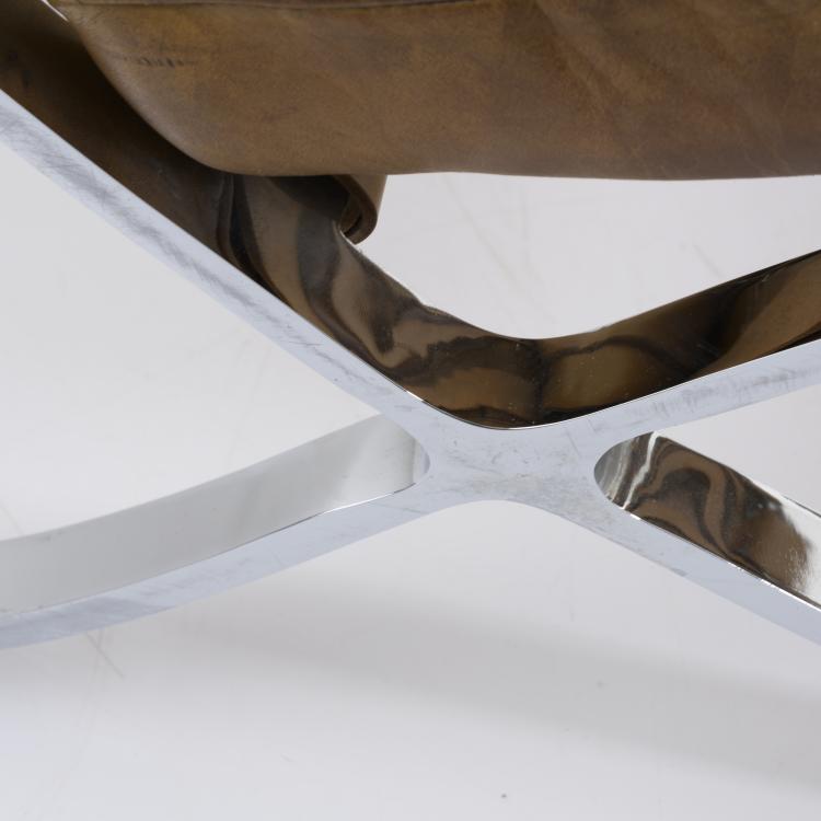 Bild 1 zu Objekt, 'Barcelona chair' with ottoman, 1929, Ludwig Mies van der Rohe, Knoll International, New York, 157A 28