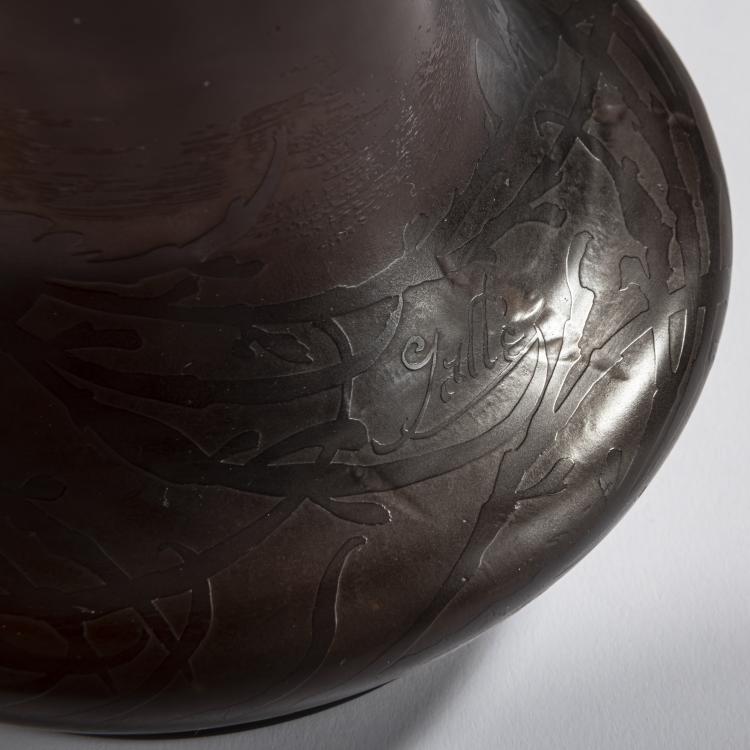 Bild 3 zu Objekt, 'Paysage, voiliers' vase, 1908-20, Emile Gall&eacute;, Gall&eacute;, &Eacute;tablissements, Nancy, 156B 214