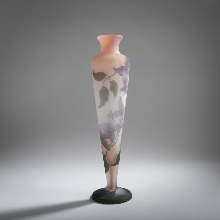 Bild 4 zu Objekt, 'Cl&eacute;matites' vase, 1908-20, Emile Gall&eacute;, Gall&eacute;, &Eacute;tablissements, Nancy, 156B 215