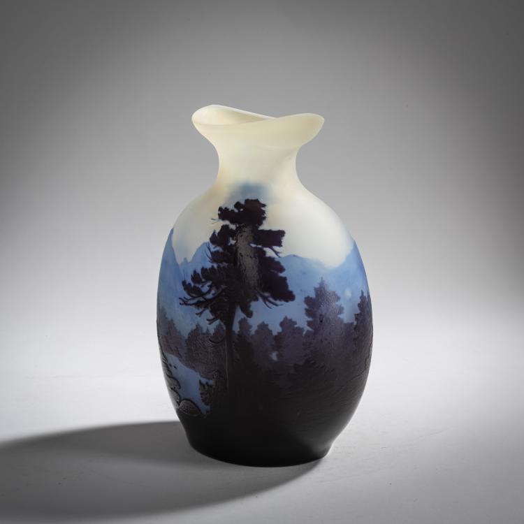 Bild 2 zu Objekt, 'Paysage des Vosges' vase, c. 1914, Emile Gall&eacute;, Gall&eacute;, &Eacute;tablissements, Nancy, 156B 222