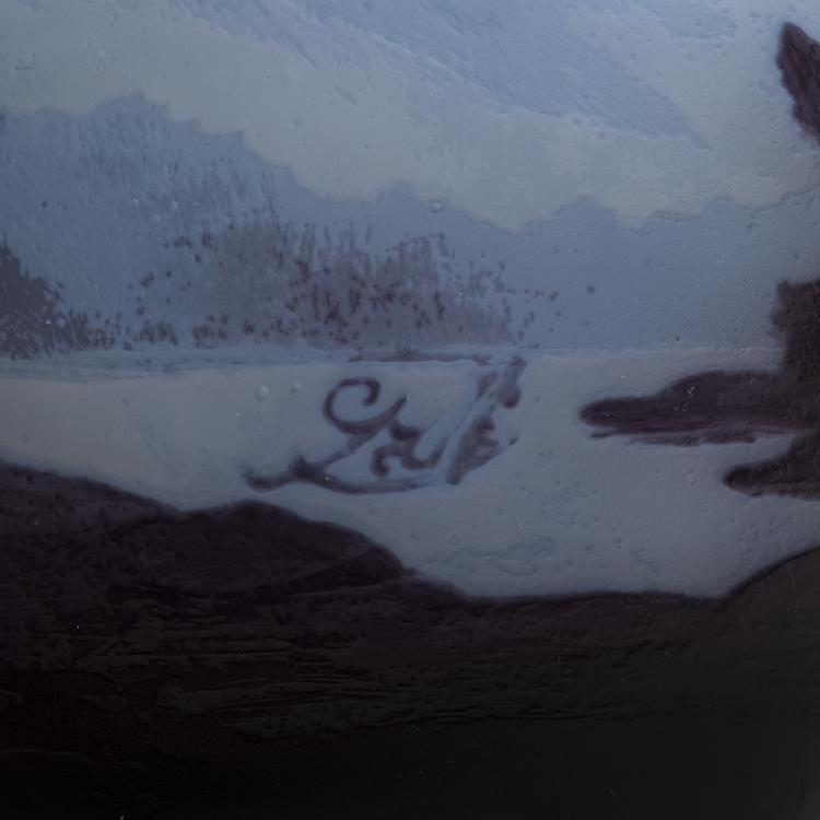 Bild 3 zu Objekt, 'Paysage des Vosges' vase, c. 1914, Emile Gall&eacute;, Gall&eacute;, &Eacute;tablissements, Nancy, 156B 222