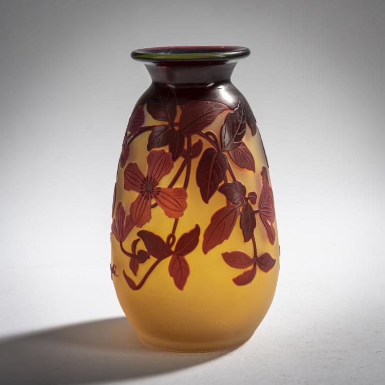 Bild 2 zu Objekt, 'Cl&eacute;matites' vase, 1920-36, Emile Gall&eacute;, Gall&eacute;, &Eacute;tablissements, Nancy, 156B 236