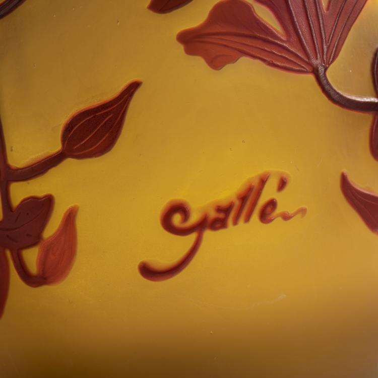 Bild 3 zu Objekt, 'Cl&eacute;matites' vase, 1920-36, Emile Gall&eacute;, Gall&eacute;, &Eacute;tablissements, Nancy, 156B 236