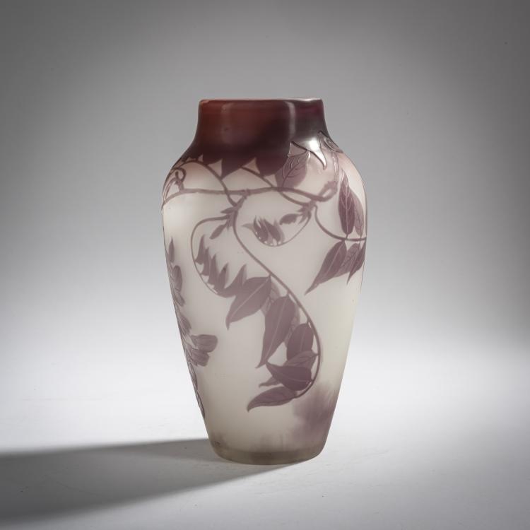Bild 1 zu Objekt, 'Glycines' vase, 1905-08, Emile Gall&eacute;, Gall&eacute;, &Eacute;tablissements, Nancy, 156B 193