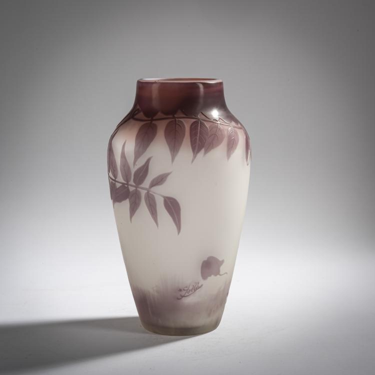 Bild 2 zu Objekt, 'Glycines' vase, 1905-08, Emile Gall&eacute;, Gall&eacute;, &Eacute;tablissements, Nancy, 156B 193