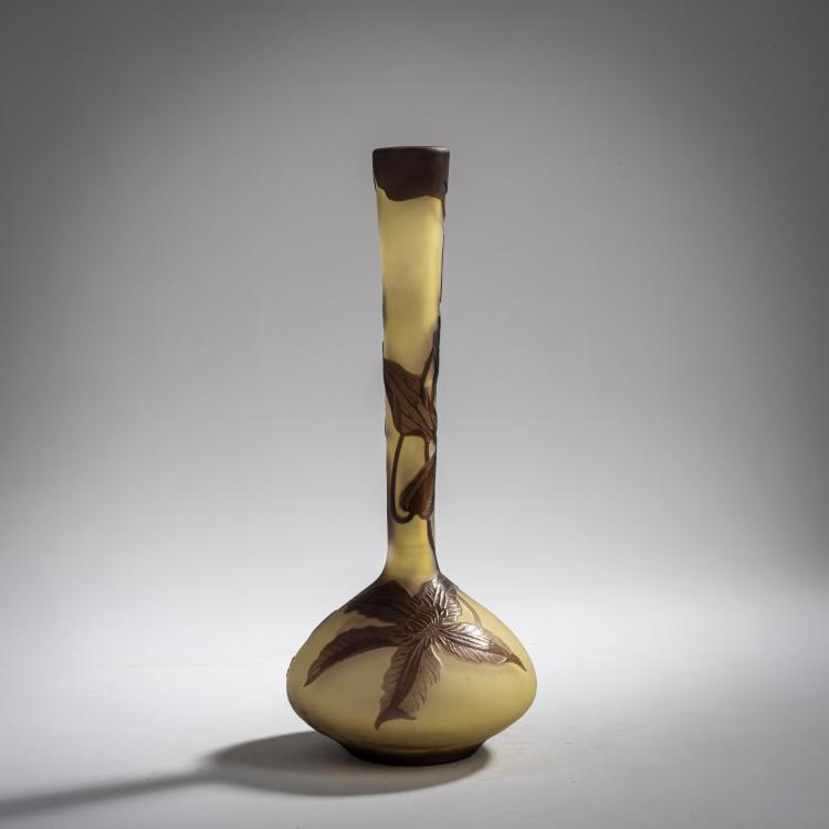 Hauptbild zu Objekt, 'Cl&eacute;matites' vase, 1908-20, Emile Gall&eacute;, Gall&eacute;, &Eacute;tablissements, Nancy, 156B 217
