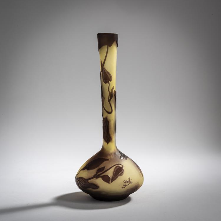 Bild 1 zu Objekt, 'Cl&eacute;matites' vase, 1908-20, Emile Gall&eacute;, Gall&eacute;, &Eacute;tablissements, Nancy, 156B 217