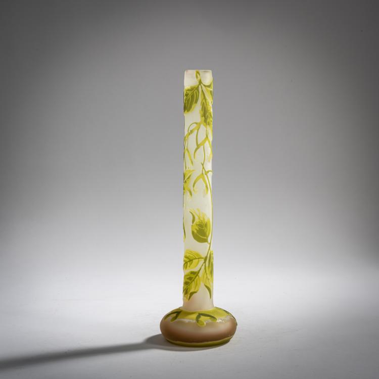 Hauptbild zu Objekt, '&Eacute;rable &agrave; feuilles de fr&ecirc;ne' vase, 1905-08, Emile Gall&eacute;, Gall&eacute;, &Eacute;tablissements, Nancy, 156B 194