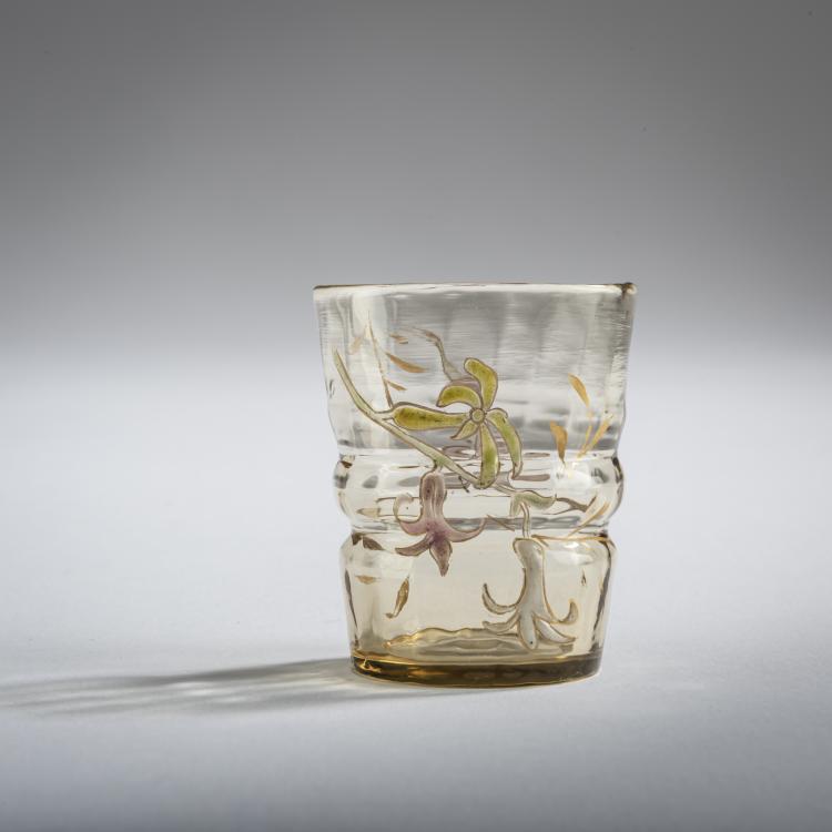 Hauptbild zu Objekt, 'Coeur de Jeanette' shot glass, c. 1890, Emile Gall&eacute;, Gall&eacute;, &Eacute;mile, Nancy, 156B 184