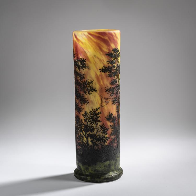 Bild 1 zu Objekt, Vase 'Paysage, soleil couchant', 1911-13, Antonin Daum, Daum Fr&egrave;res, Nancy, 156B 155