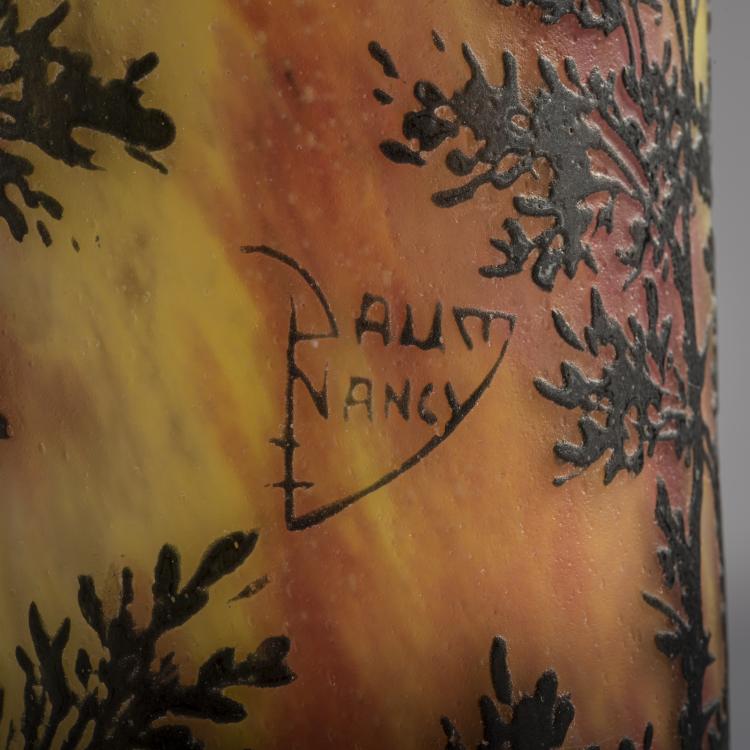 Bild 3 zu Objekt, Vase 'Paysage, soleil couchant', 1911-13, Antonin Daum, Daum Fr&egrave;res, Nancy, 156B 155