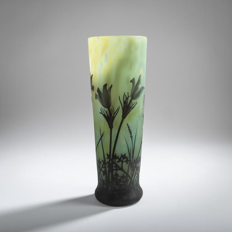 Bild 1 zu Objekt, Vase 'An&eacute;mones pulsatilles', 1913, Antonin Daum, Daum Fr&egrave;res, Nancy, 156B 160