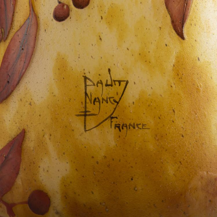 Bild 4 zu Objekt, 'Baies d'Aronia' vase, 1920s, Antonin Daum, Daum Fr&egrave;res, Nancy, 156B 168