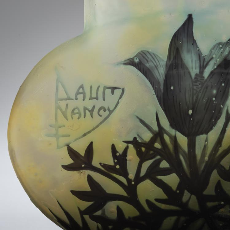 Bild 3 zu Objekt, 'An&eacute;mones pulsatilles' vase, 1913, Antonin Daum, Daum Fr&egrave;res, Nancy, 156B 161