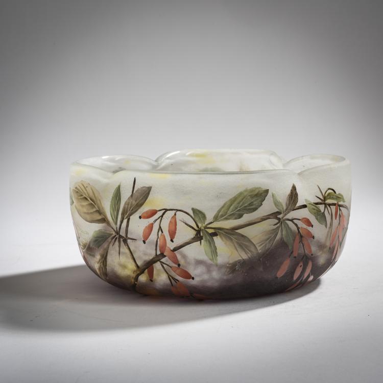 Bild 3 zu Objekt, '&Eacute;pine Vinette' bowl, c. 1910, Antonin Daum, Daum Fr&egrave;res, Nancy, 156B 154