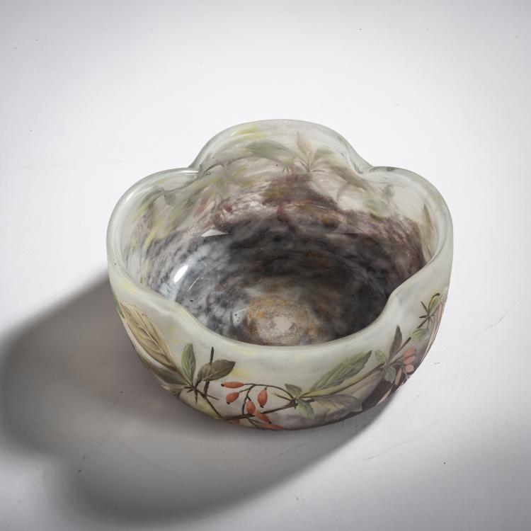 Bild 4 zu Objekt, '&Eacute;pine Vinette' bowl, c. 1910, Antonin Daum, Daum Fr&egrave;res, Nancy, 156B 154