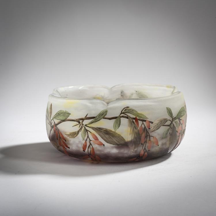 Bild 5 zu Objekt, '&Eacute;pine Vinette' bowl, c. 1910, Antonin Daum, Daum Fr&egrave;res, Nancy, 156B 154