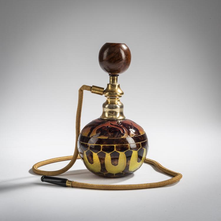 Hauptbild zu Objekt, Wasserpfeife 'Chats', 1922-24, Charles Schneider, Schneider, &Eacute;pinay-sur-Seine, 156B 280