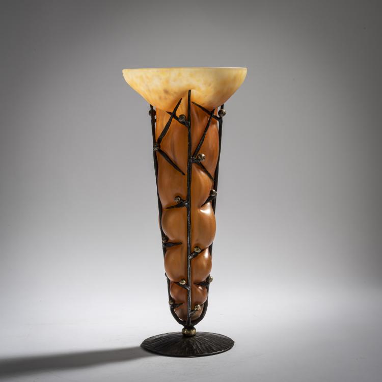 Hauptbild zu Objekt, Montierte Vase, um 1925, Charles Schneider, Schneider, &Eacute;pinay-sur-Seine, 156B 289