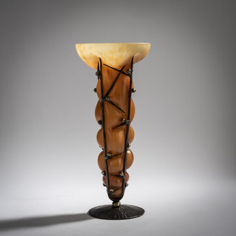 Bild 1 zu Objekt, Montierte Vase, um 1925, Charles Schneider, Schneider, &Eacute;pinay-sur-Seine, 156B 289