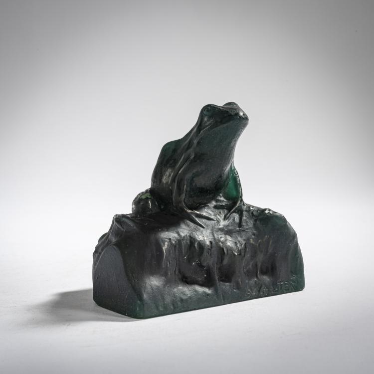 Hauptbild zu Objekt, 'Grenouille', 1906-13, Henri Berg&eacute;, Walter, Amalric, Nancy, 156B 298