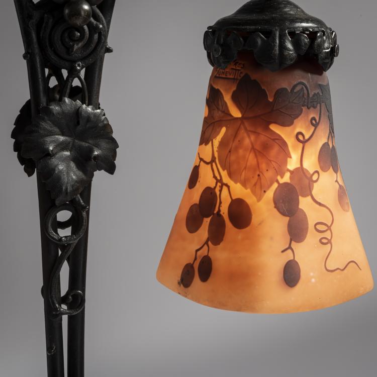 Bild 3 zu Objekt, Tischleuchte 'Vigne', um 1925, Muller Fr&egrave;res, Lun&eacute;ville, 156B 254