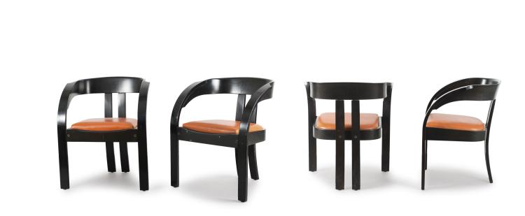 Hauptbild zu Objekt, 4 'Elisa' armchairs, 1963, Giampiero Bassi,Giovanni Bassi, Poltronova, Pistoia, 157B 442
