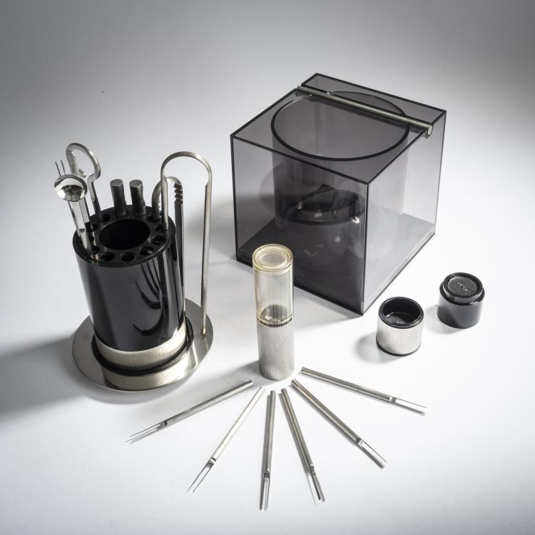 Bild 1 zu Objekt, Bar and cocktail set, 1970s, Franco Bettonica,Mario Melochi, Cini & Nils, Corsico, 158A 99